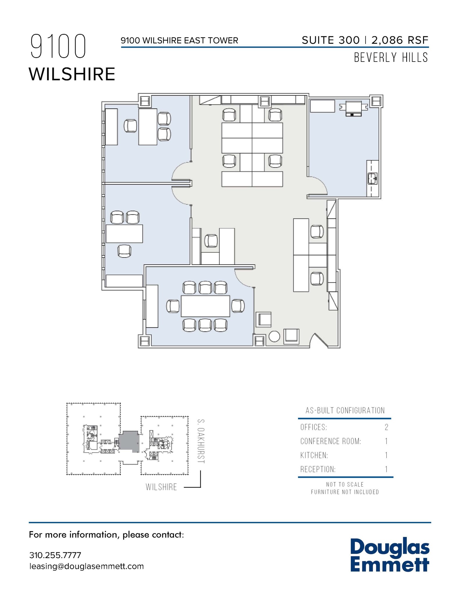 9100 Wilshire Blvd, Beverly Hills, CA for lease Floor Plan- Image 1 of 1