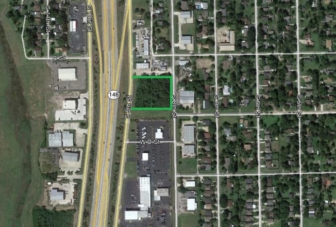State Hwy 146 Feeder Road & 8th Street, La Porte, TX for sale - Aerial - Image 1 of 3