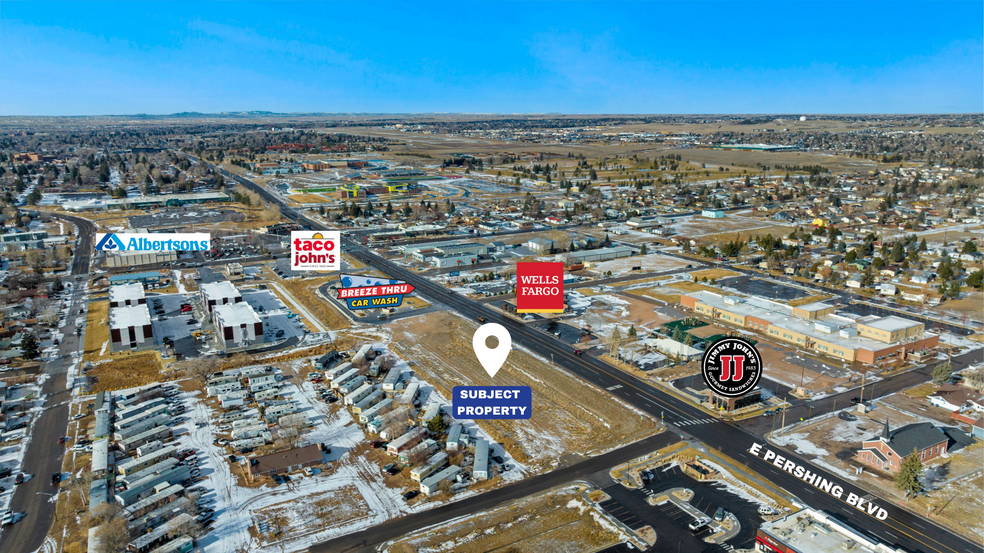 TBD E Pershing Blvd, Cheyenne, WY for sale - Aerial - Image 2 of 9