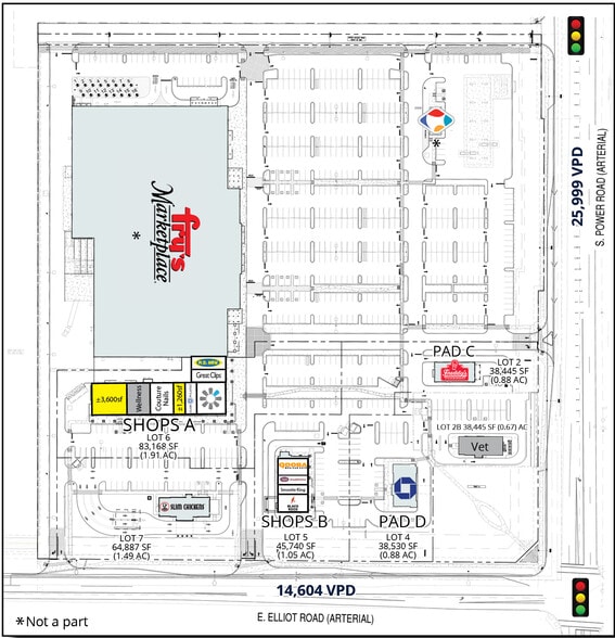 NWC Power Rd & Elliot Rd, Gilbert, AZ for lease - Building Photo - Image 2 of 2