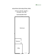 1525 W 13th St, Upland, CA for lease Floor Plan- Image 1 of 1