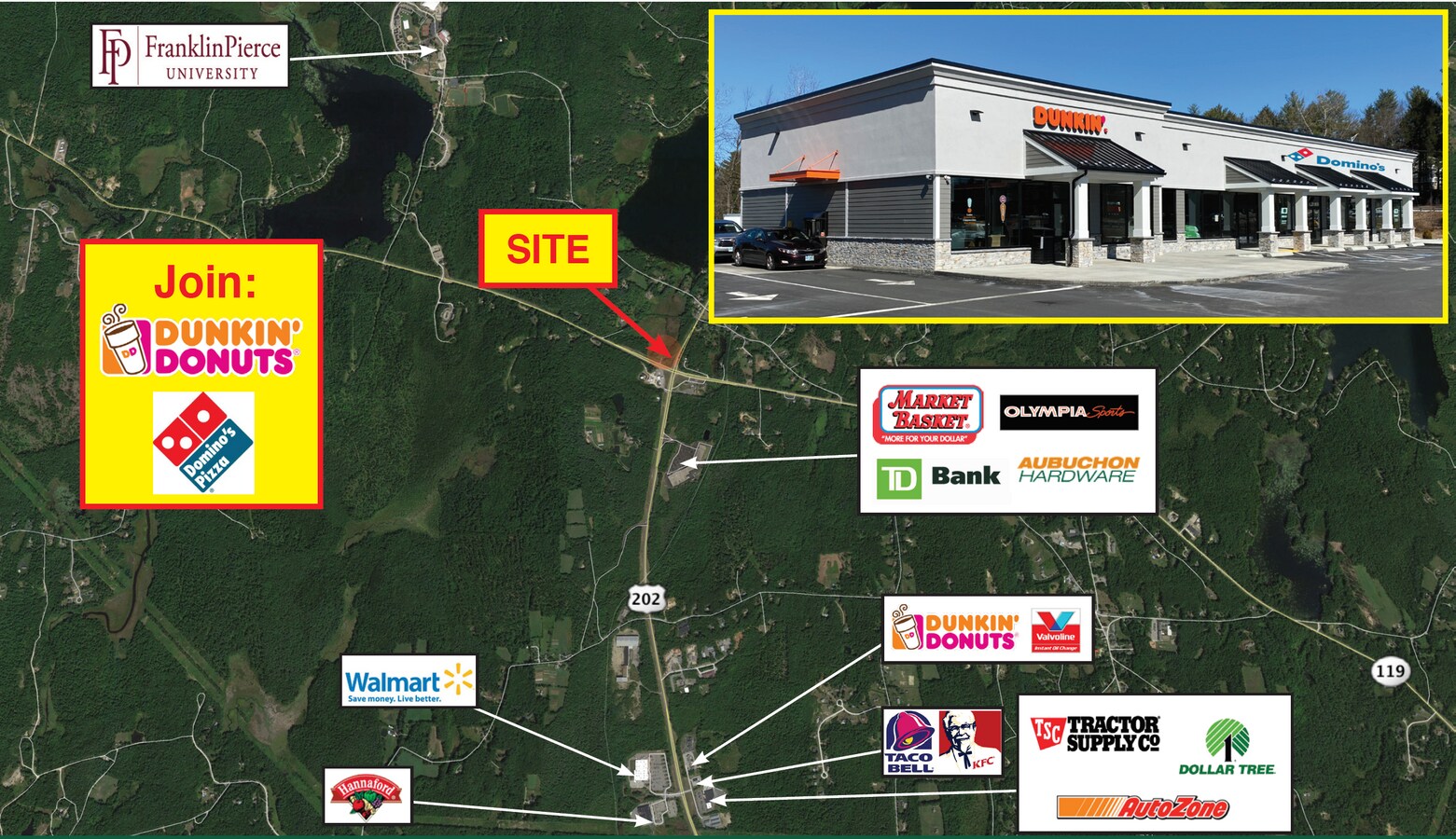 1448 NH Route 119, Rindge, NH 03461 Retail for Lease