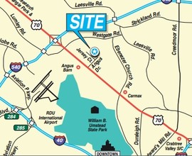 8609 Jersey Ct, Raleigh, NC - AERIAL map view