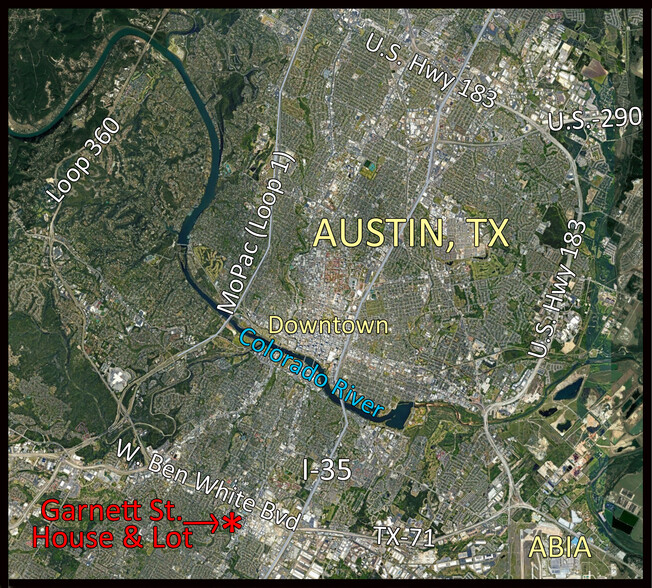 4419 Garnett St, Austin, TX for sale - Aerial - Image 2 of 8