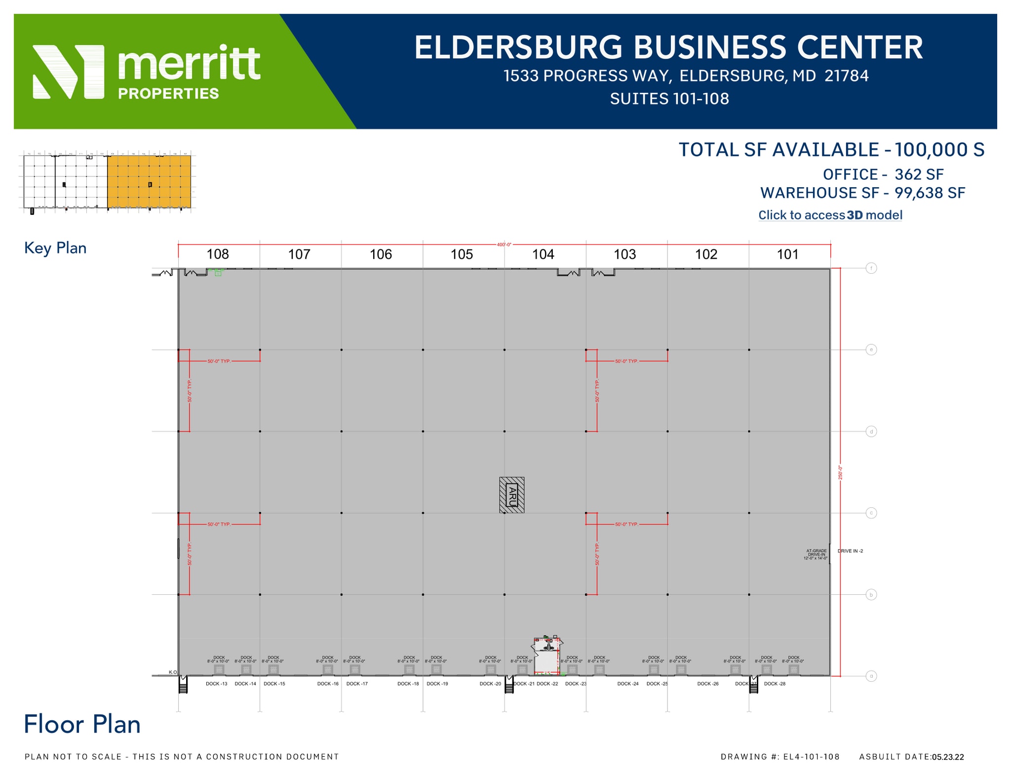 1393 Progress Way, Eldersburg, MD for lease Floor Plan- Image 1 of 1