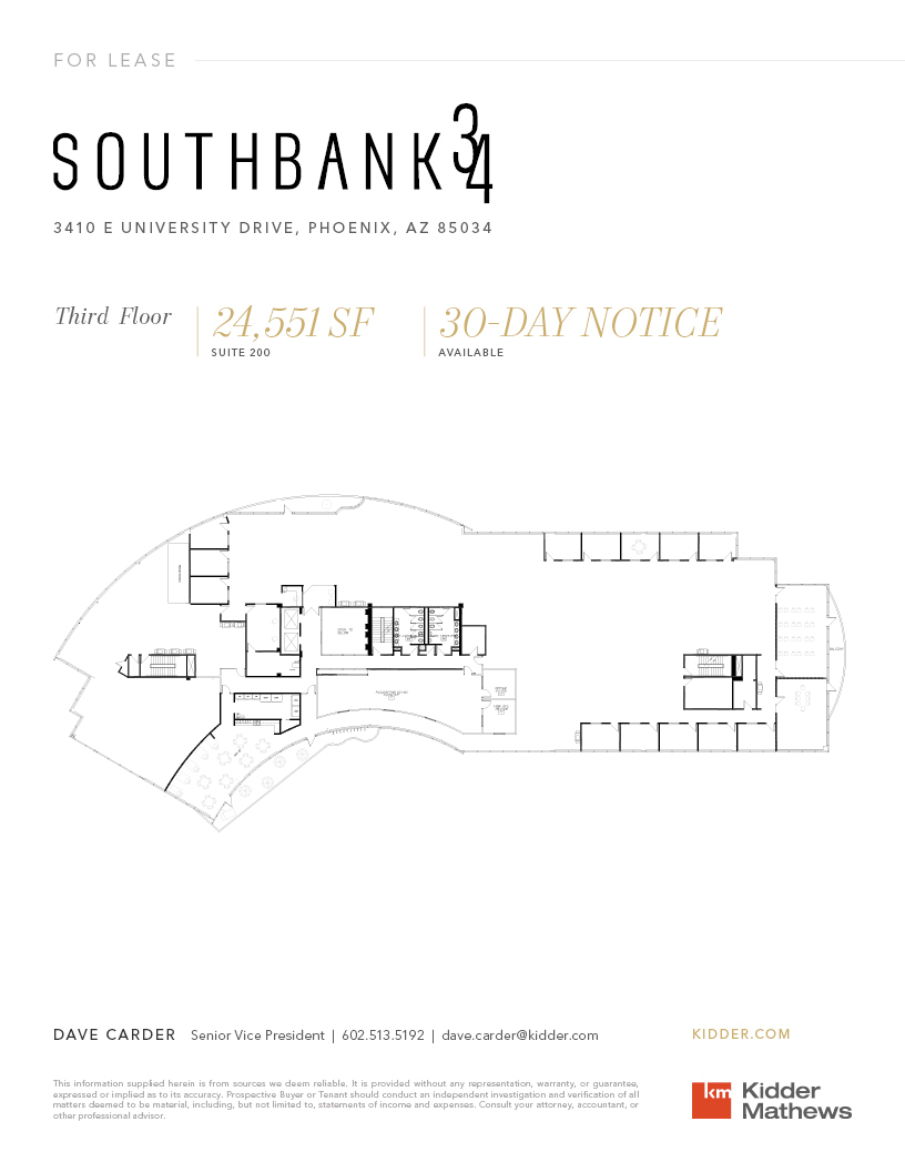 3410 E University Dr, Phoenix, AZ for lease Floor Plan- Image 1 of 1