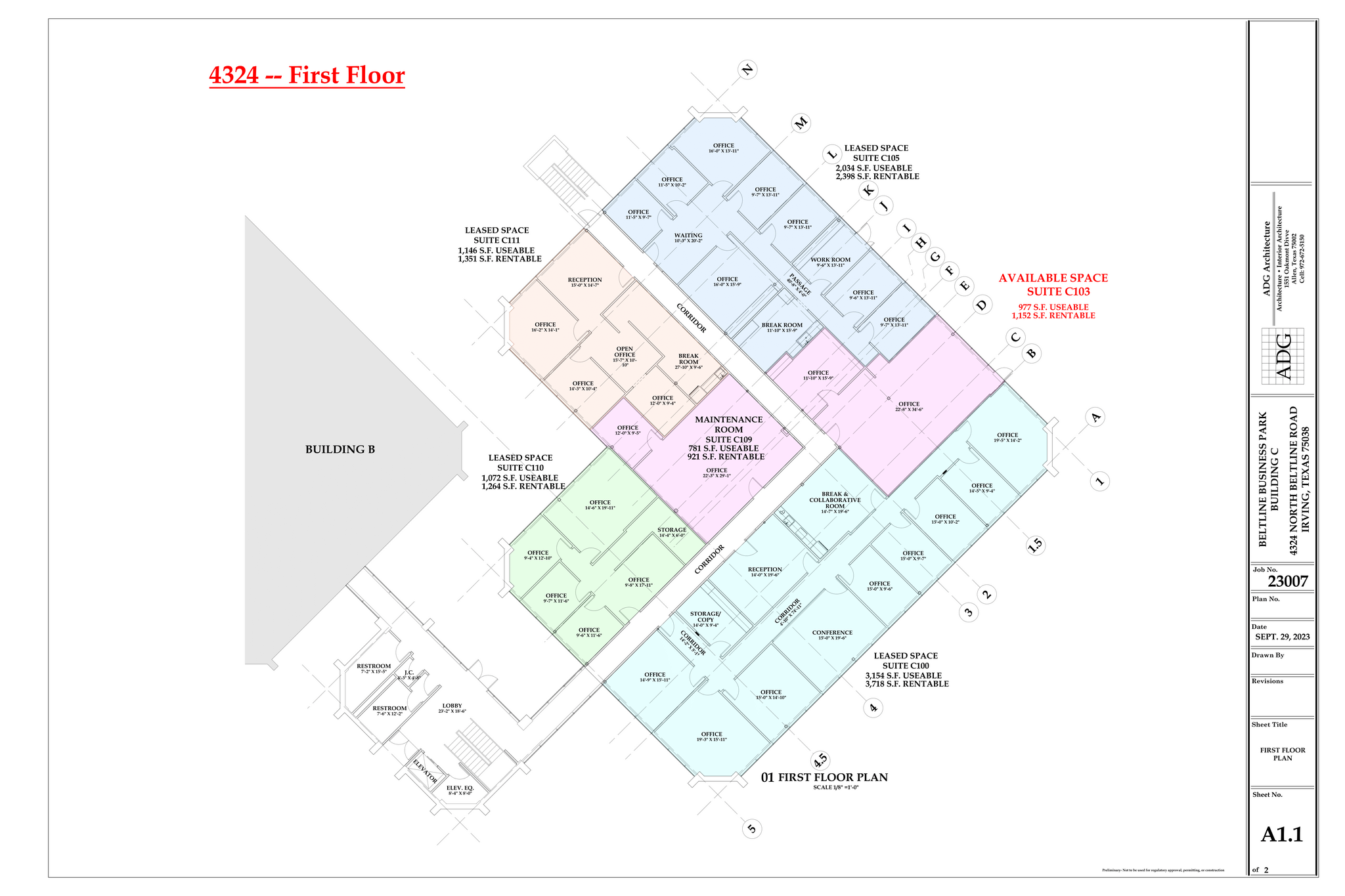 4320 N Belt Line Rd, Irving, TX for lease Floor Plan- Image 1 of 4