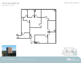 1415 North Loop W, Houston, TX for lease Floor Plan- Image 1 of 2