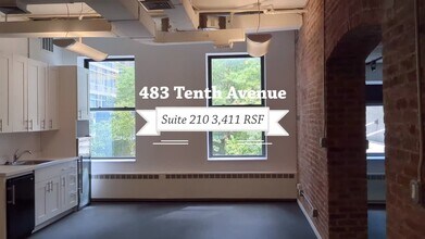 483 Tenth Ave, New York, NY for lease - Commercial Listing Video