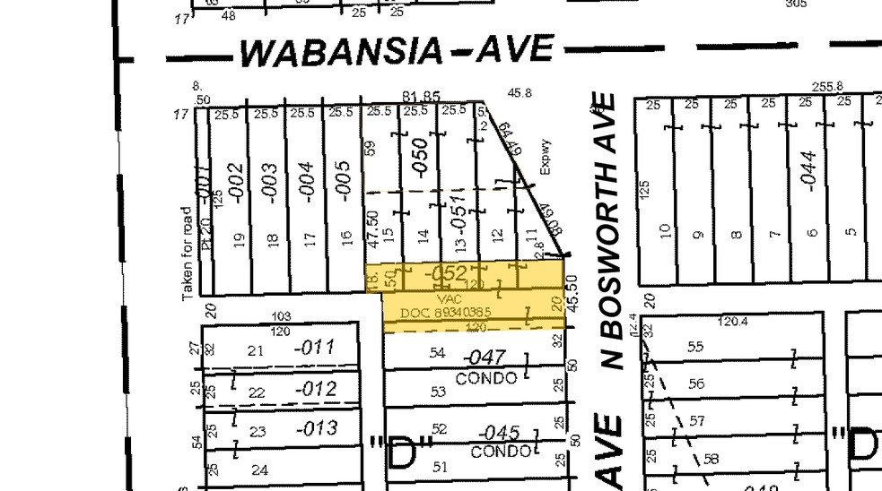 1646 N Bosworth Ave, Chicago, IL for sale - Plat Map - Image 1 of 1