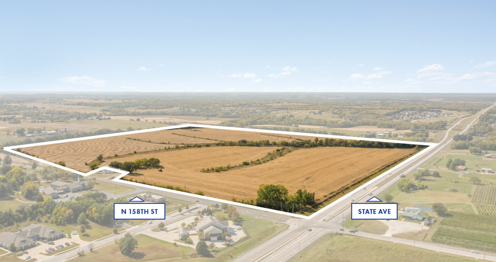 SWC State Avenue, Basehor, KS for sale - Aerial - Image 1 of 2