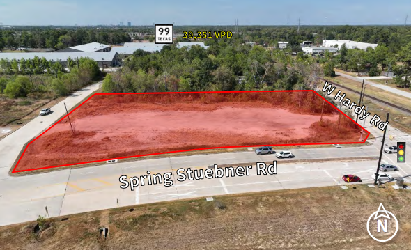 NWC W Hardy and Spring Stuebner, Spring, TX for sale - Building Photo - Image 1 of 1