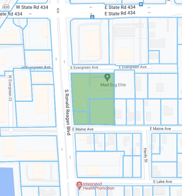 185 S Ronald Reagan Blvd, Longwood, FL for lease Plat Map- Image 1 of 2