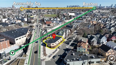151 Boston Ave, Somerville, MA - AERIAL  map view - Image1