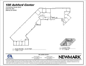 100 Ashford Ctr N, Atlanta, GA for lease Floor Plan- Image 1 of 1