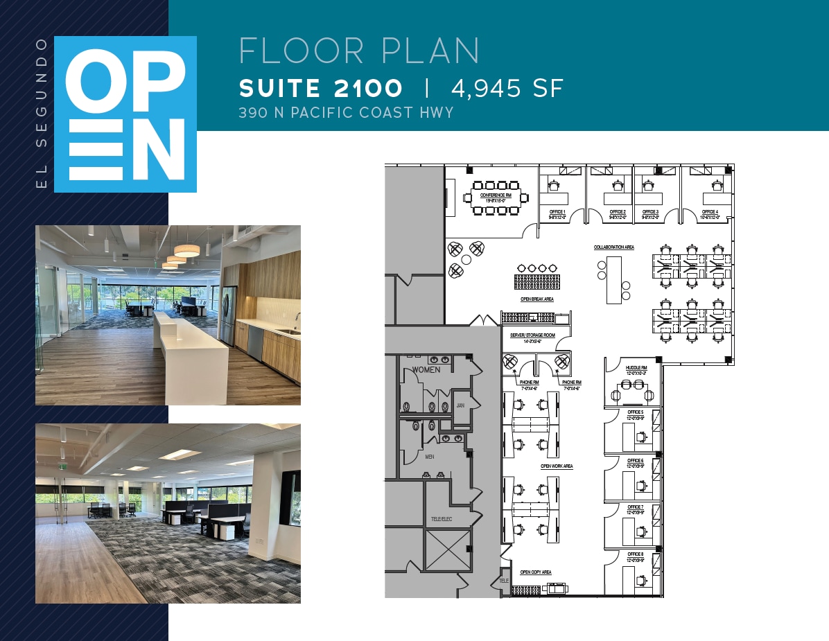 300 N Pacific Coast Hwy, El Segundo, CA for lease Floor Plan- Image 1 of 1