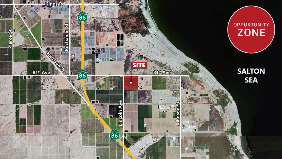 SEC Lincoln St & 81st Ave ave, Thermal, CA for sale - Aerial - Image 2 of 11