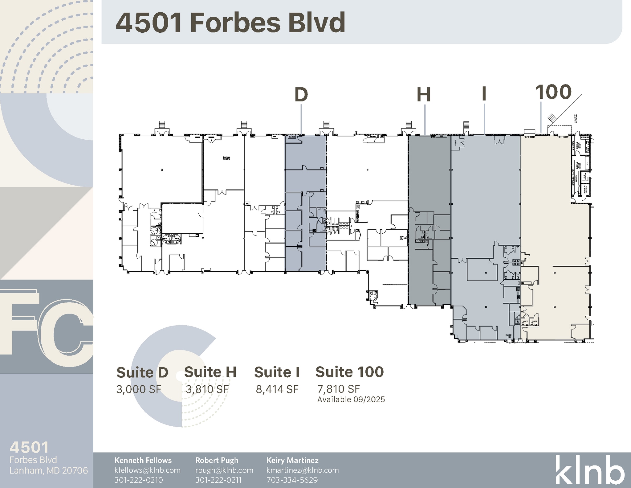 4501 Forbes Blvd, Lanham, MD for lease Floor Plan- Image 1 of 1