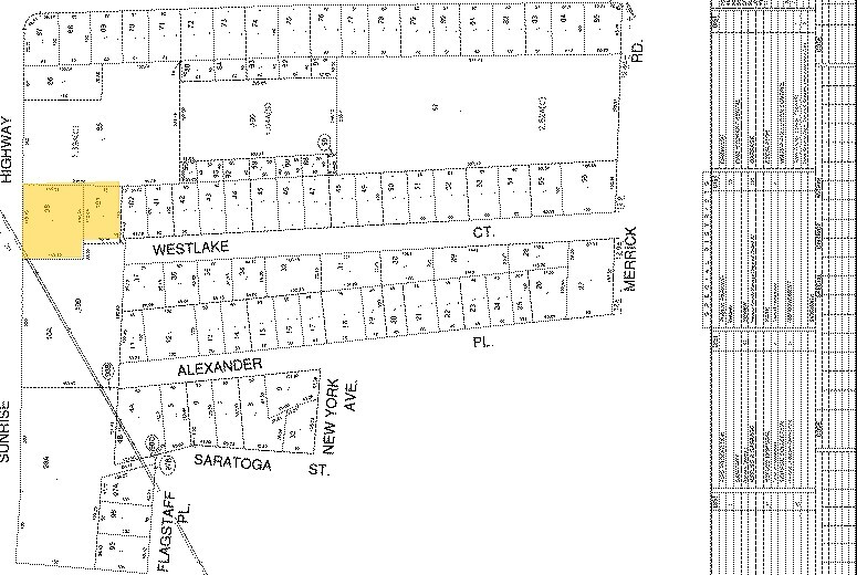 716 Sunrise Hwy, Rockville Centre, NY for lease - Plat Map - Image 2 of 2