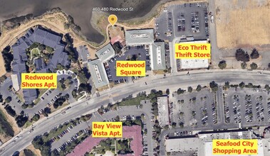 460-480 Redwood St, Vallejo, CA - aerial  map view - Image1