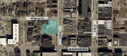 717 S 6th St, Milwaukee, WI - AERIAL  map view