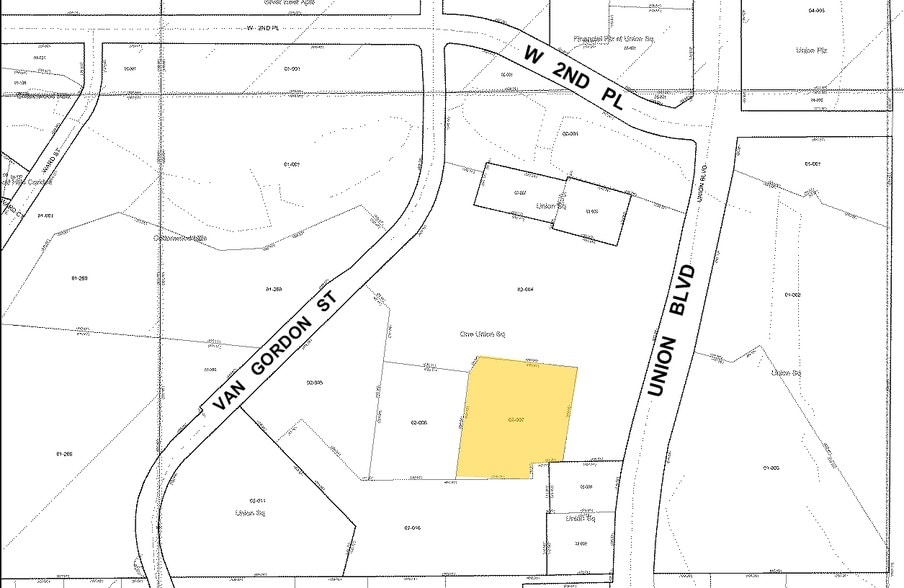 141 Union Blvd, Lakewood, CO for lease - Plat Map - Image 2 of 13