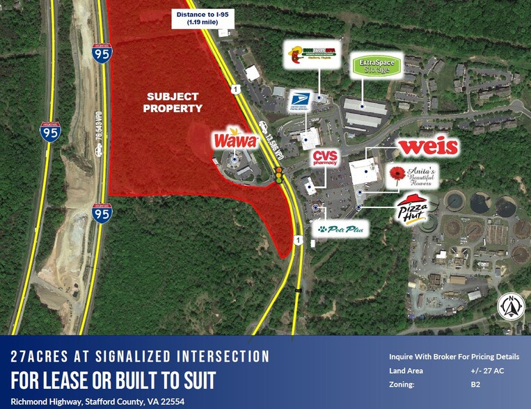 Richmond Highway, Stafford, VA for lease - Building Photo - Image 1 of 4