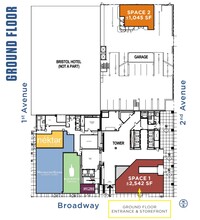 180 Broadway, San Diego, CA for lease Floor Plan- Image 1 of 1