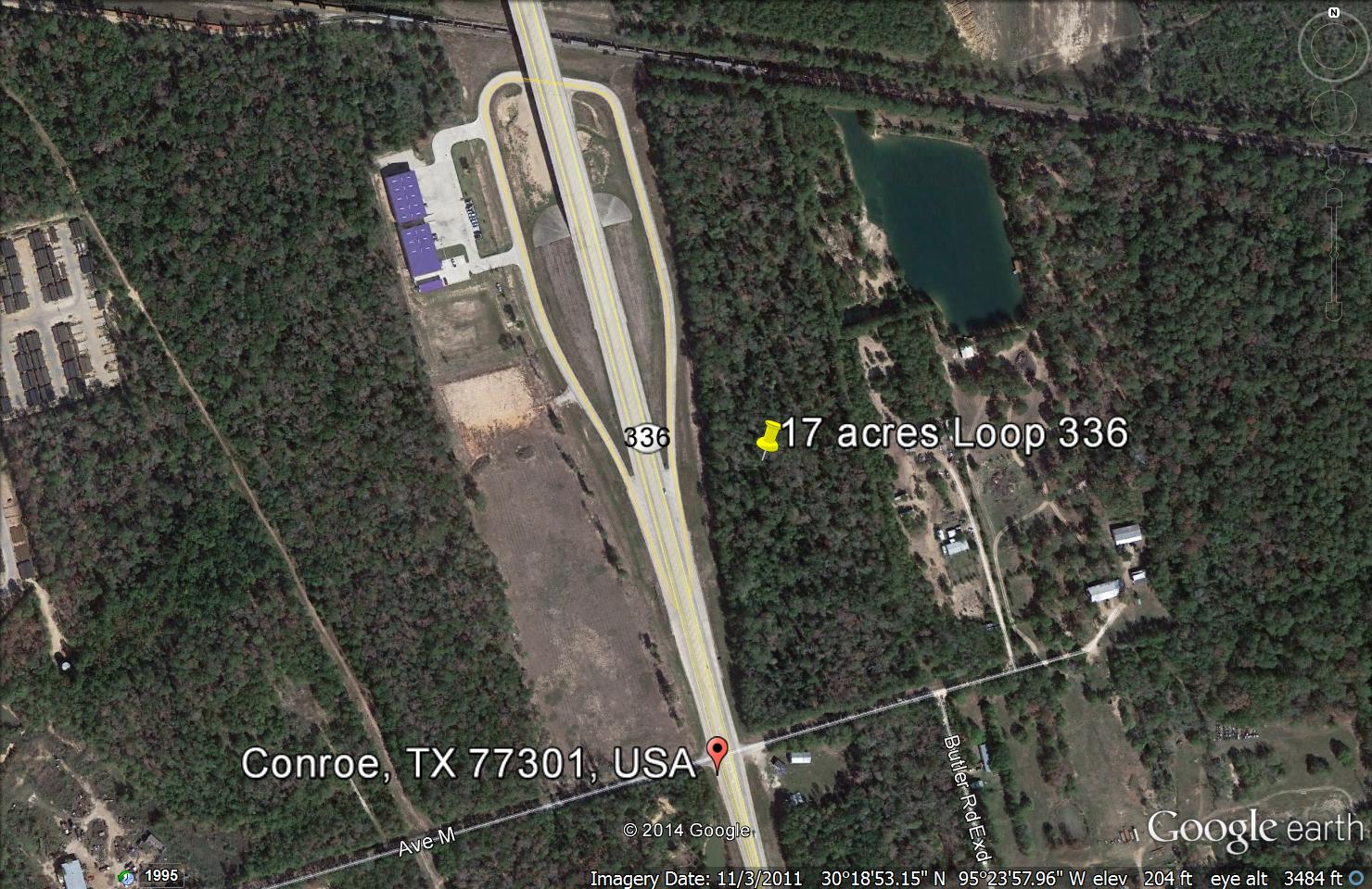 E Loop 336 and Butler, Conroe, TX for sale Building Photo- Image 1 of 2