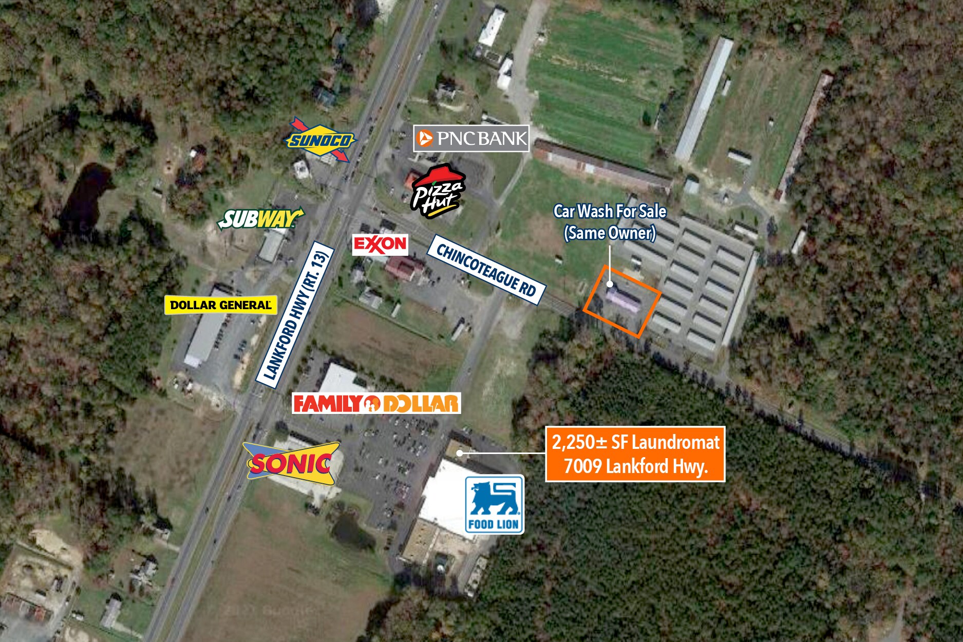 7009 Lankford Hwy, Oak Hall, VA 23416 Retail for Sale