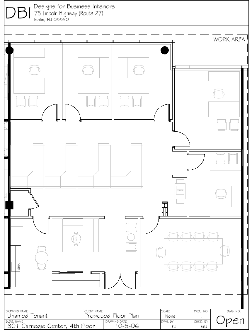 301 Carnegie Ctr, Princeton, NJ for lease Floor Plan- Image 1 of 1