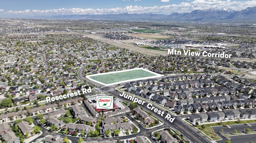 4905 W Rosecrest Rd, Herriman, UT for sale - Aerial - Image 2 of 3