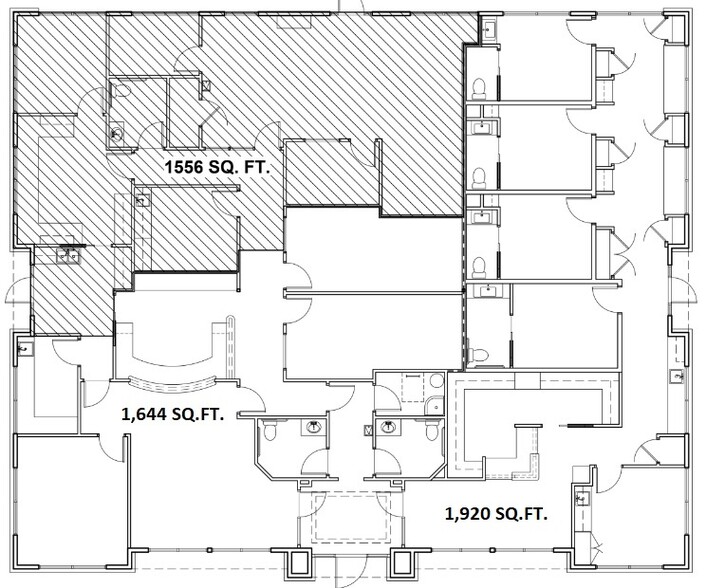 210 W Georgia Ave, Nampa, ID for lease - Floor Plan - Image 2 of 15