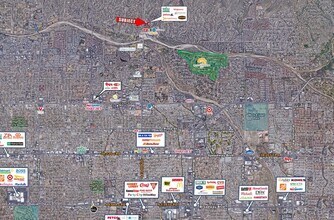 5555-5635 E River Rd, Tucson, AZ - AERIAL map view