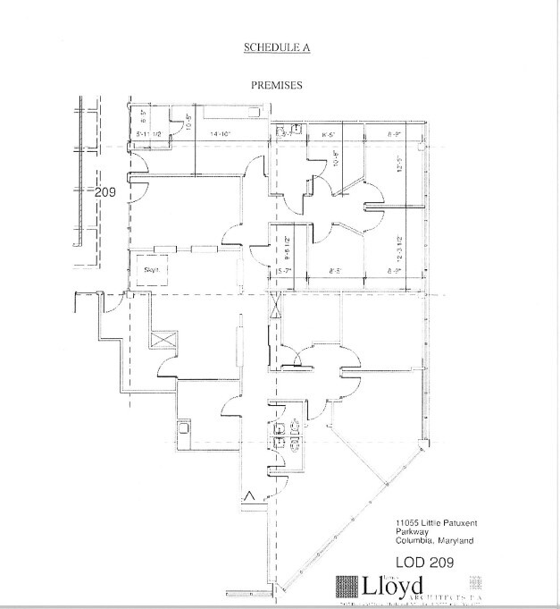 11055 Little Patuxent Pky, Columbia, MD for lease Site Plan- Image 1 of 1