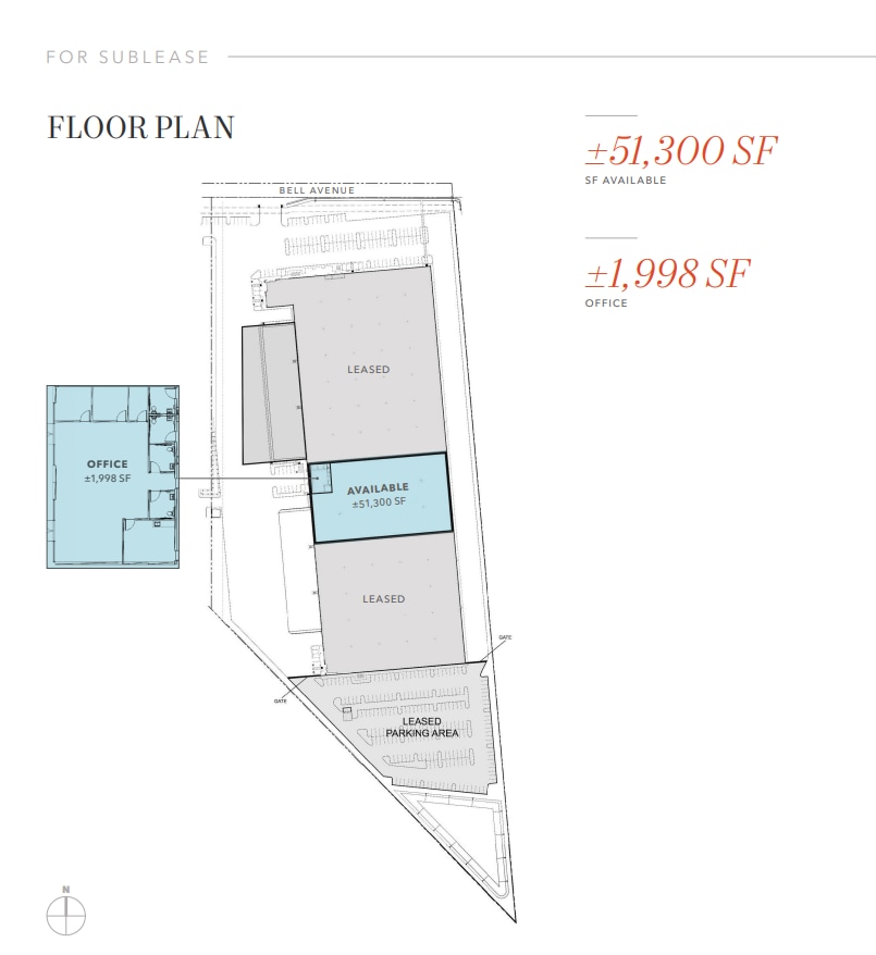 1790 Bell Ave, Sacramento, CA for lease Floor Plan- Image 1 of 1