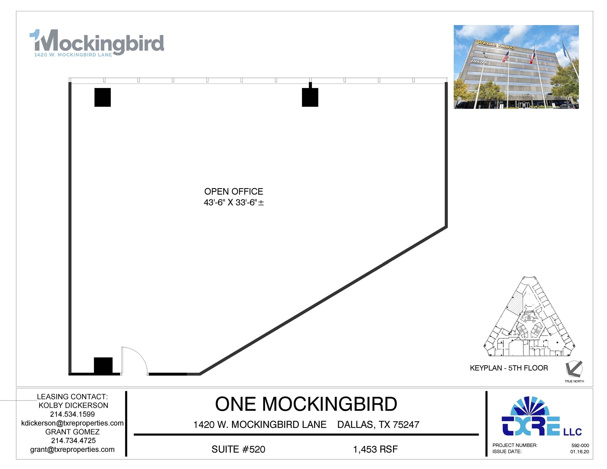 1420 W Mockingbird Ln, Dallas, TX for lease Floor Plan- Image 1 of 1