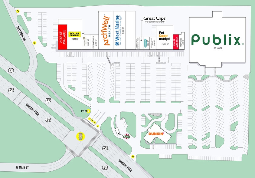4265 Tamiami Trl, Port Charlotte, FL for lease - Site Plan - Image 2 of 6