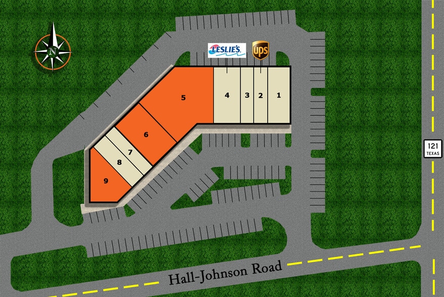 2140 Hall Johnson Rd, Grapevine, TX for lease - Site Plan - Image 2 of 2