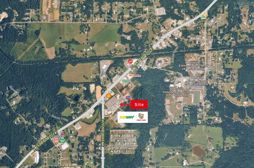 120 Council St, Odenville, AL for lease - Aerial - Image 3 of 3