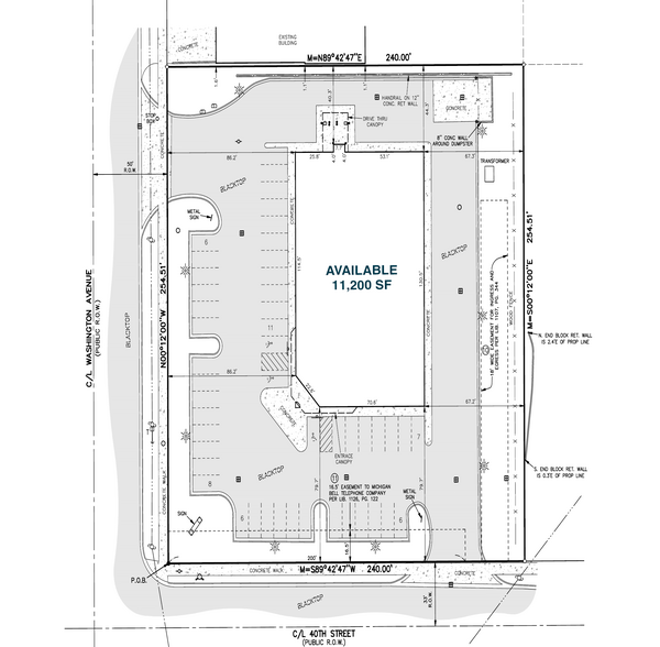 973 Washington Ave, Holland, MI for lease - Site Plan - Image 2 of 2