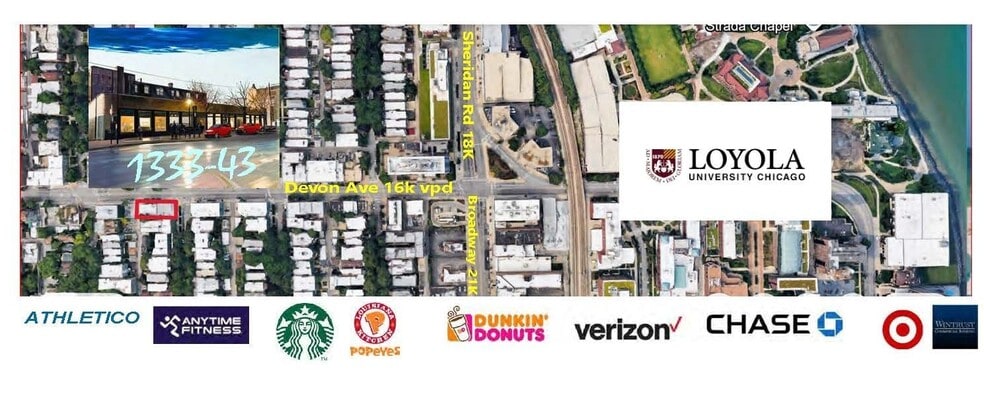 1333-1343 W Devon Ave, Chicago, IL for sale - Building Photo - Image 2 of 16