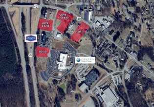 McBride Ln, Gretna, VA - AERIAL map view