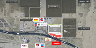 Freeway Fronting Retail Development - Warehouse