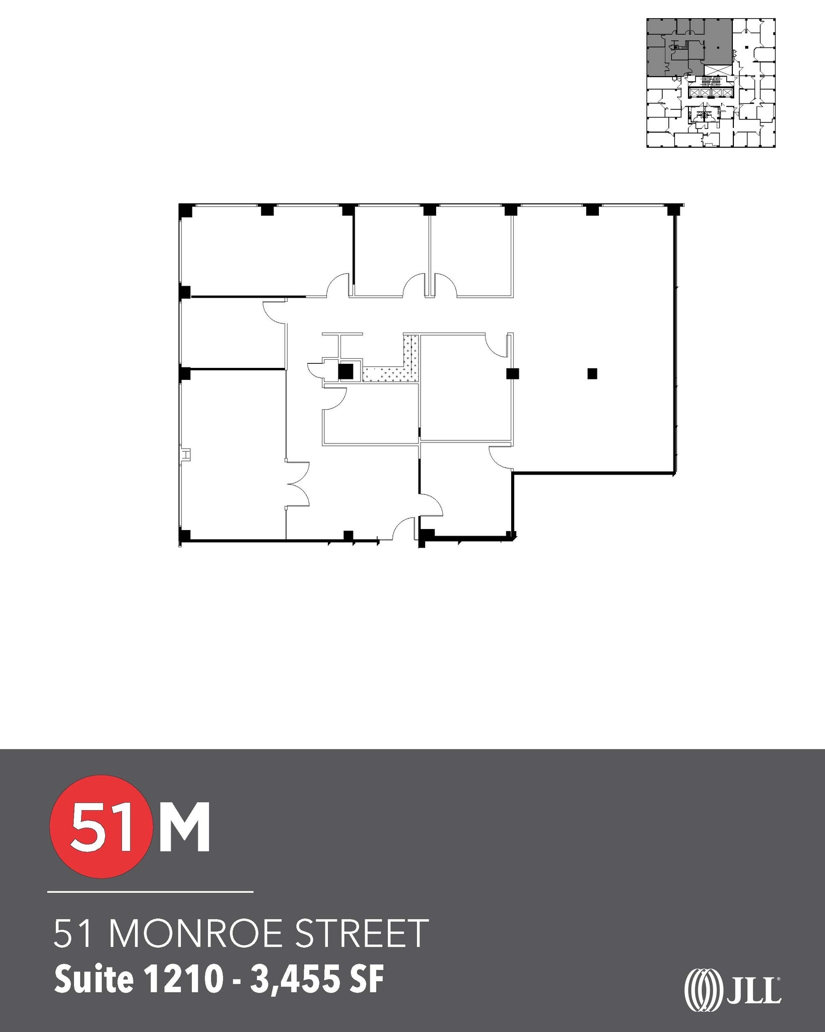51 Monroe St, Rockville, MD for lease Floor Plan- Image 1 of 1
