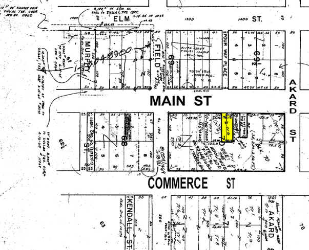 1400 Main St, Dallas, TX for lease - Plat Map - Image 2 of 6