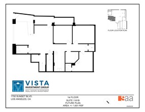 1700-1712 1/2 W Sunset Blvd, Los Angeles, CA for lease Site Plan- Image 1 of 1