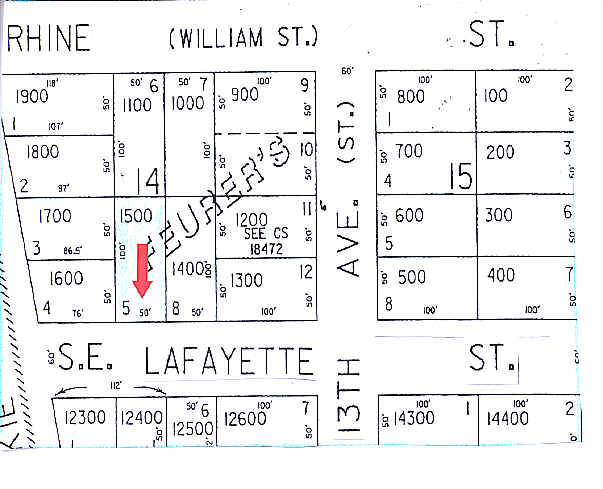 1219 SE Lafayette St, Portland, OR for sale - Plat Map - Image 3 of 23