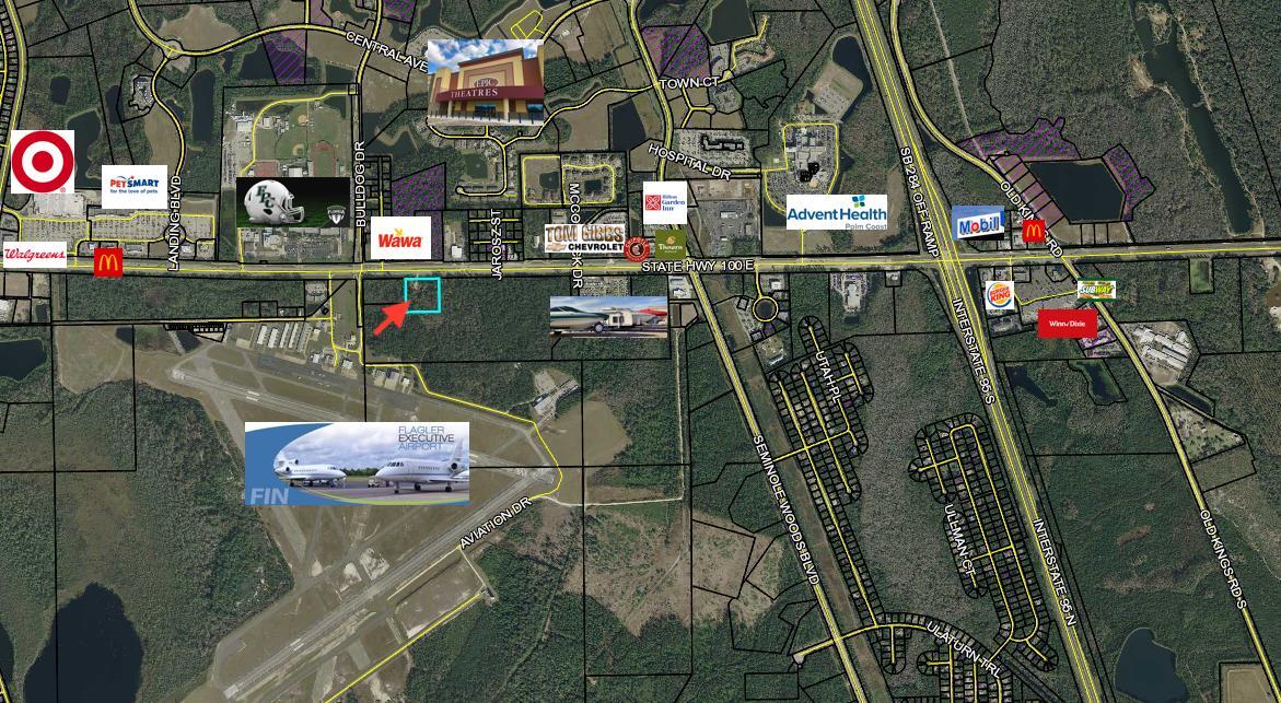 5625 E State Highway 100, Palm Coast, FL for sale Aerial- Image 1 of 1