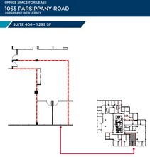 1055 Parsippany Blvd, Parsippany, NJ for lease Floor Plan- Image 1 of 3